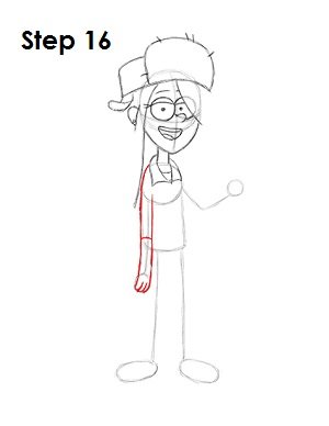 Срисовать Диппера из Гравити Фолз