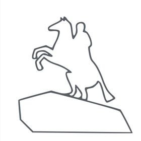 Медный всадник контур