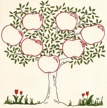 Генеалогическое Древо яблоня рисунок
