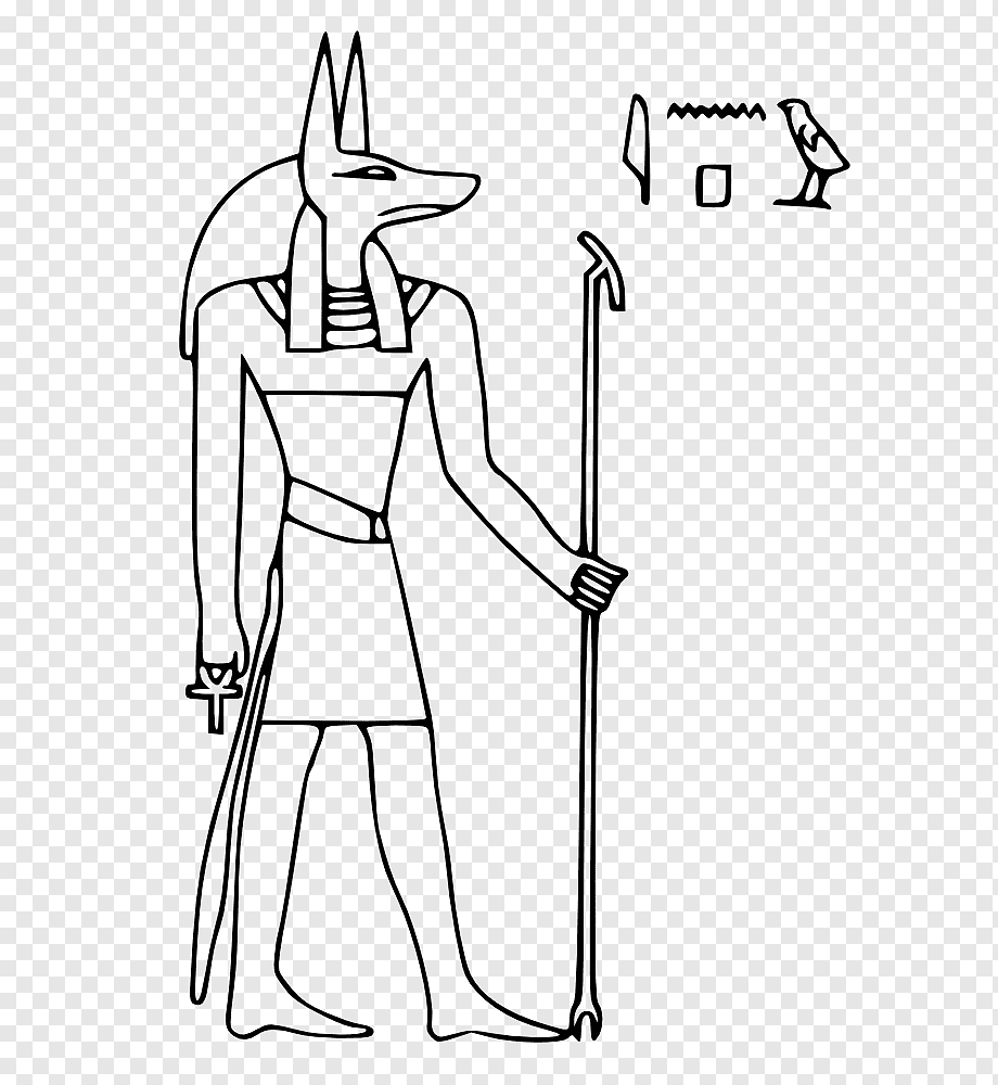 Египетские иероглифы Анубис
