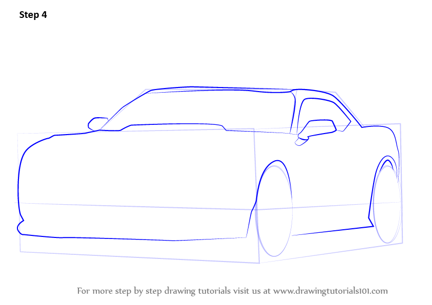 Как нарисовать Chevrolet Camaro