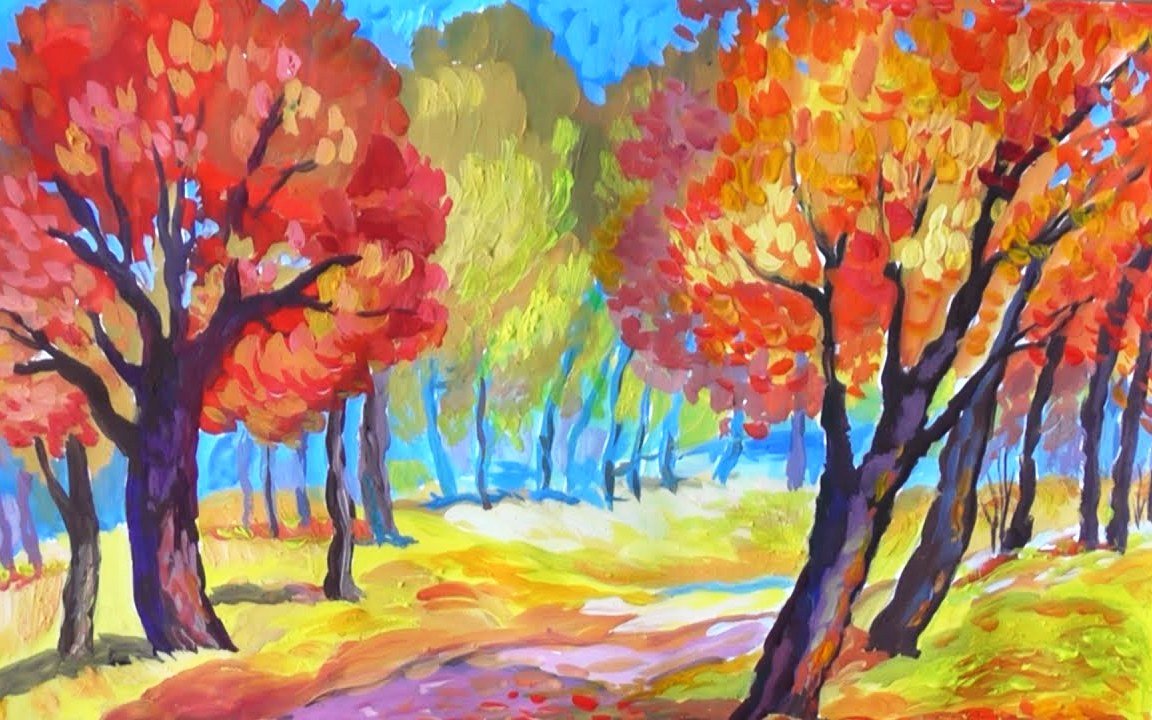 Природа разная по настроению изо 2 класс. Пейзажи для рисования. Осенний пейзаж гуашью. Картины для рисования для 1 классов. Осенний пейзаж карандашом.