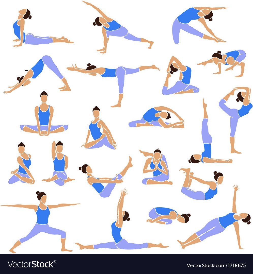 Йога в картинках упражнения для начинающих
