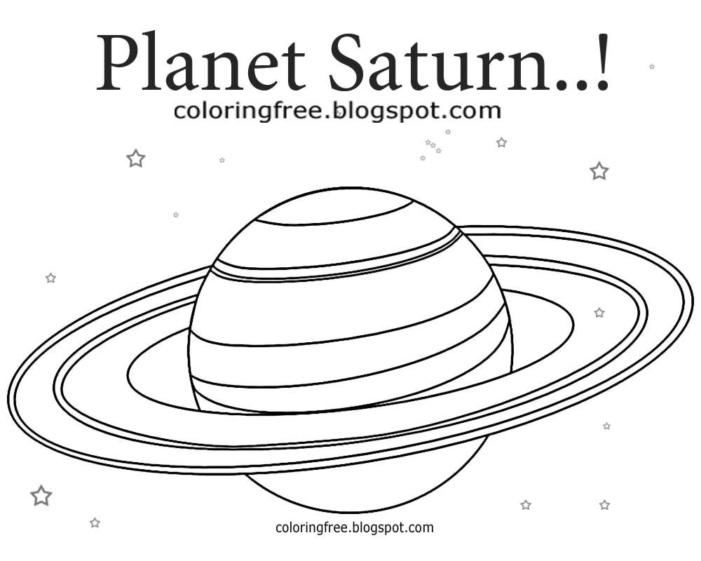 Сатурн карандашом