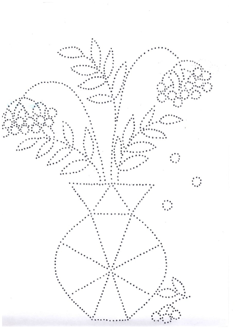 Схема для изонити для начинающих цветы