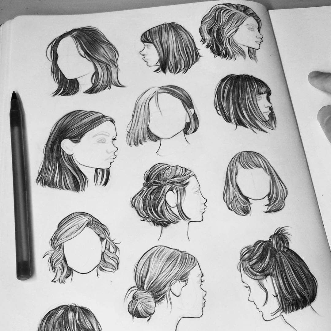 Волосы для рисования