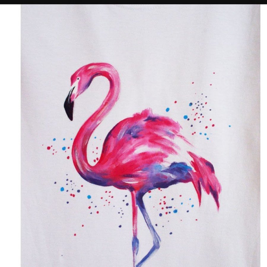 Красивые рисование Фламинго