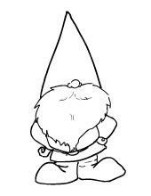 Скандинавские Гномы раскраска для детей