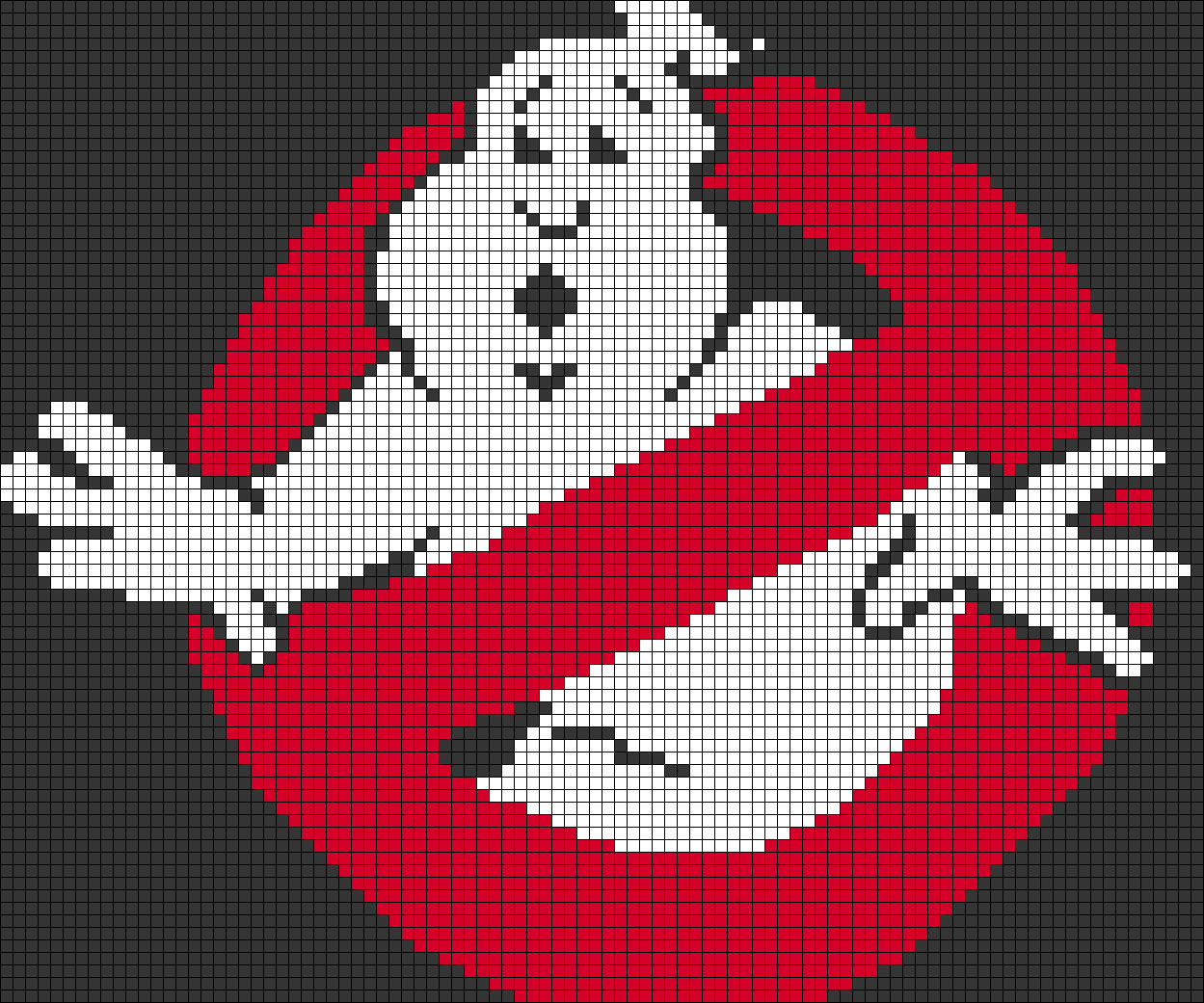 Пиксельный логотип охотников за привидениями