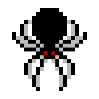 Пиксельные игра паук