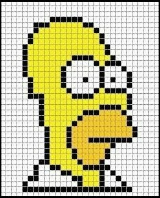 Рисунки по клеточкам различных мультиков