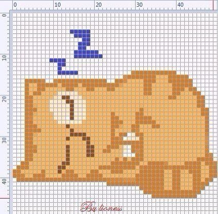 Рисунки по клеточкам Стикеры маленькие