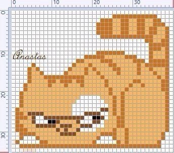 Рисунки по клеточкам Стикеры