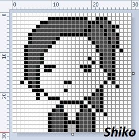 Схемы вышивки крестом аниме Токийский гуль