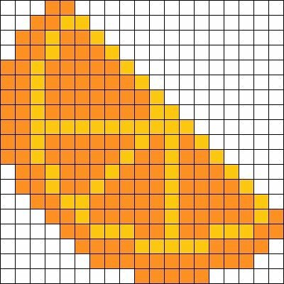 Рисование по клеточкам фрукты