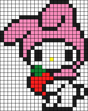 Kuromi крестиком вышивать