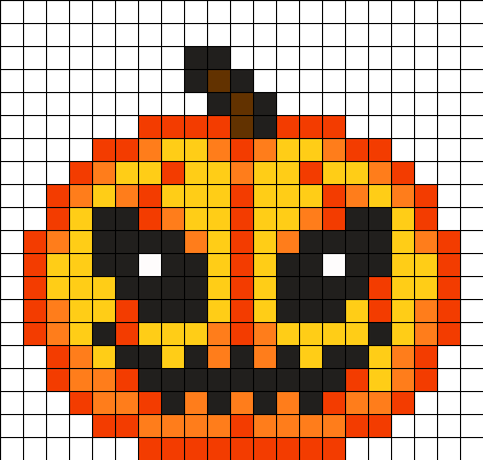 Тыква по клеточкам