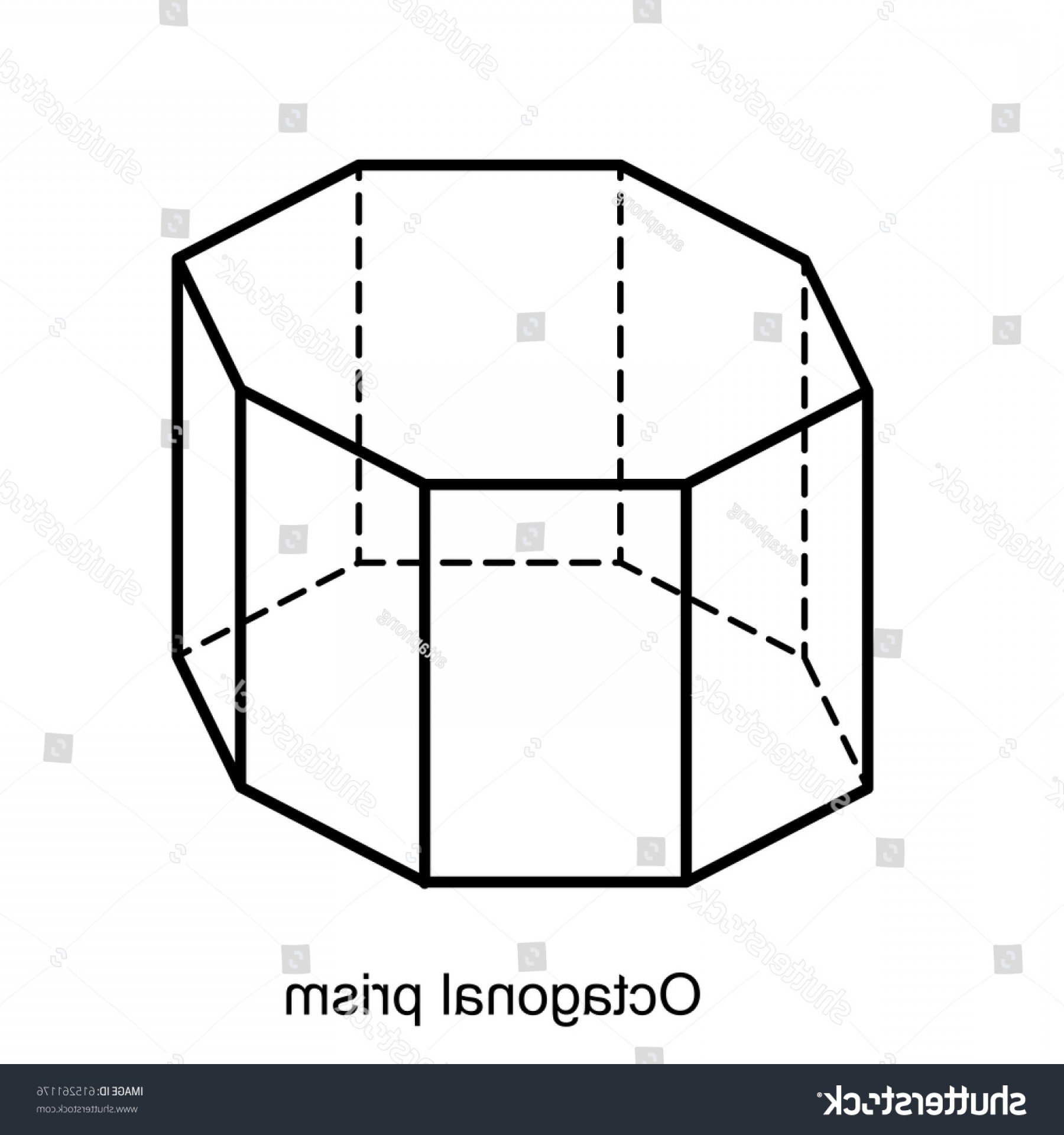 Правильная восьмиугольная Призма чертеж