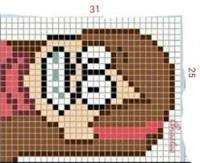 Рисунки по клеточкам Мэйбл