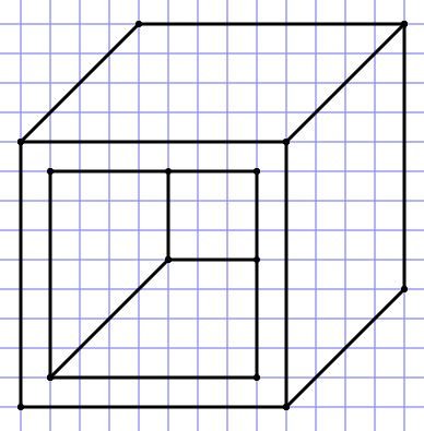 Объемные фигуры по клеткам