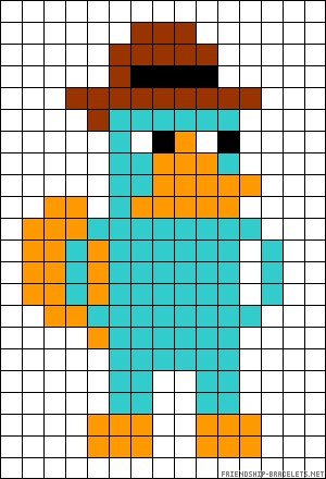 Рисунки по клеткам из мультиков