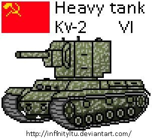 Рисование по клеткам танк