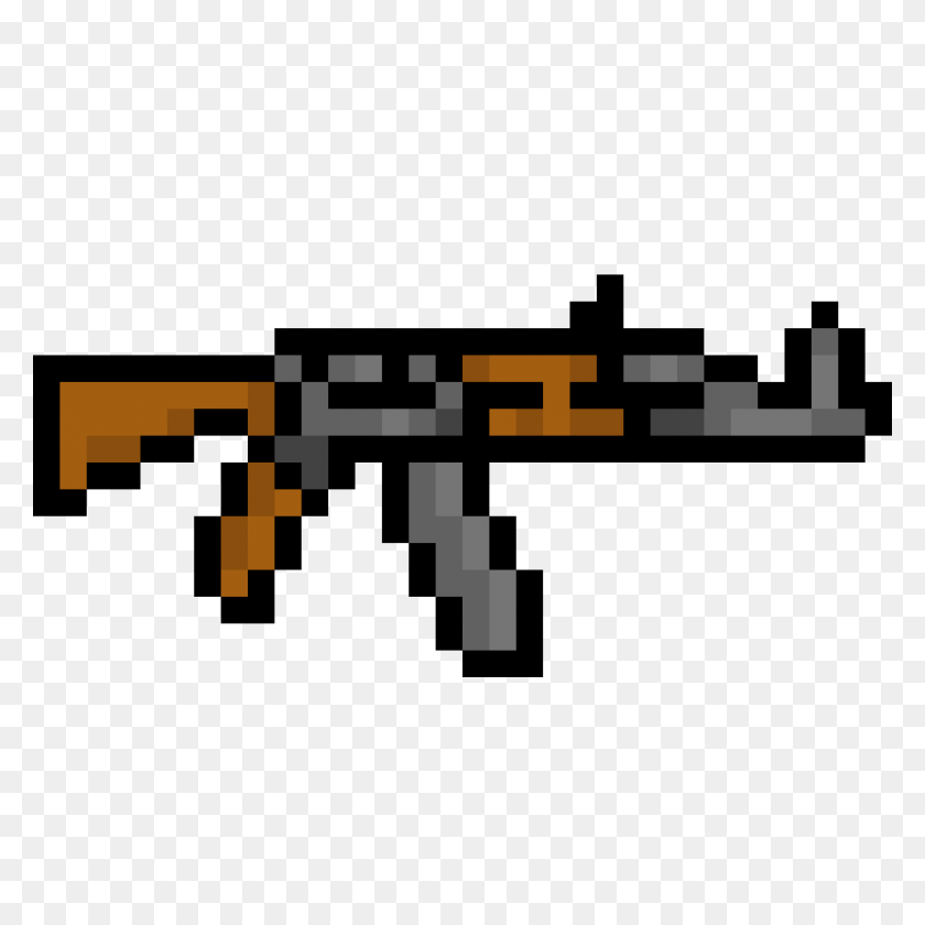 Майнкрафт оружие без. АК 47 вид сбоку пиксель. Пиксельный автомат ak47. АК 47 майнкрафт. AK 47 пиксель арт.