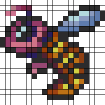 Perler Beads Terraria схемы