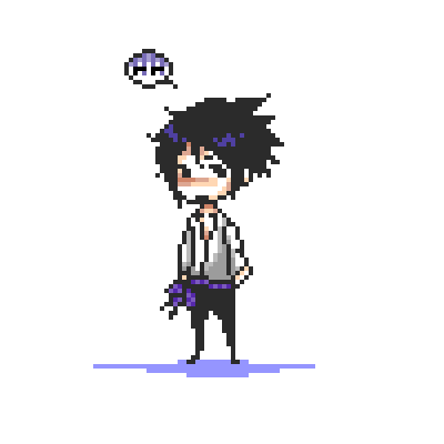 Саске пиксель арт