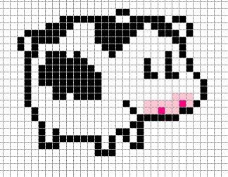 Корова по клеточкам