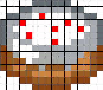 Торт из МАЙНКРАФТА по клеточкам