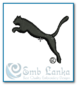 Логотип Пума вышитый