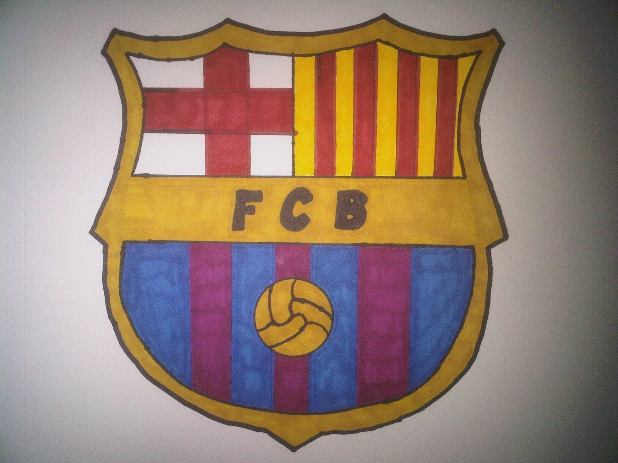 Нарисовать логотип Барселоны