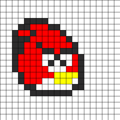 Термомозаика схемы Энгри бердз