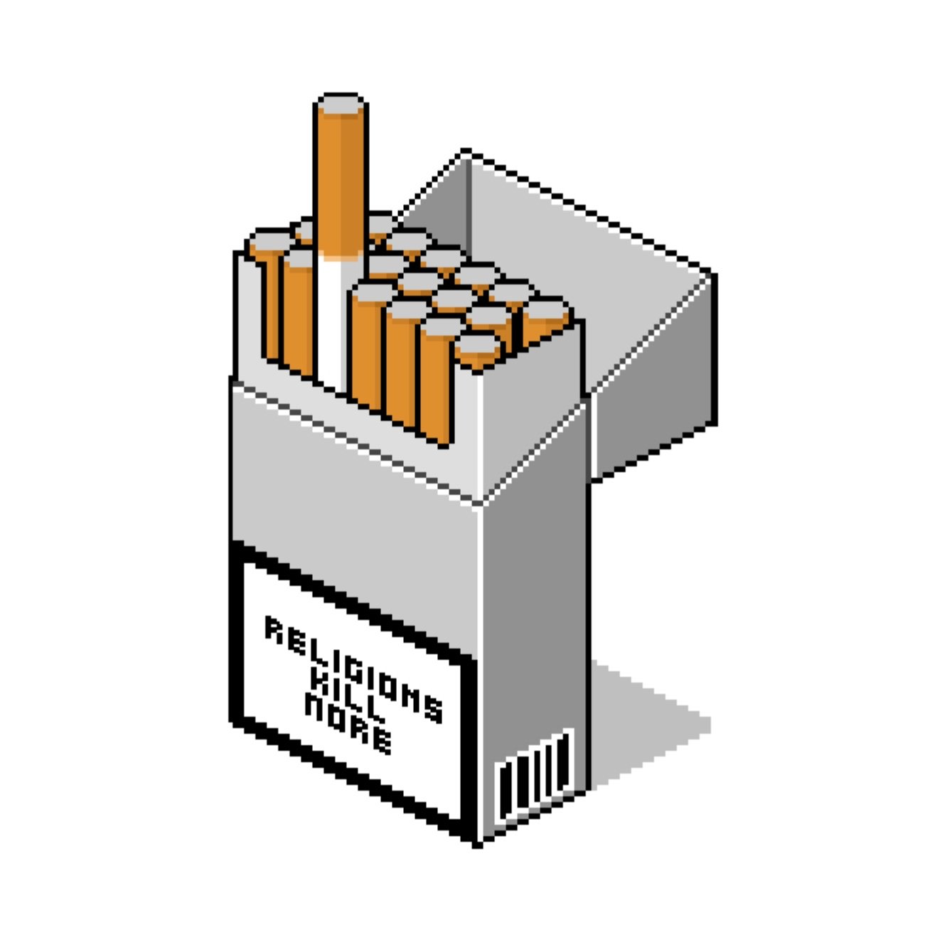 Пачка сигарет пиксельные