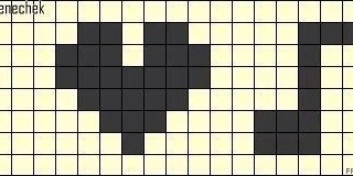 Рисунки по клеточкам в тетради знак бесконечности