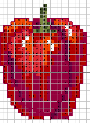 Прихватка перец крючком
