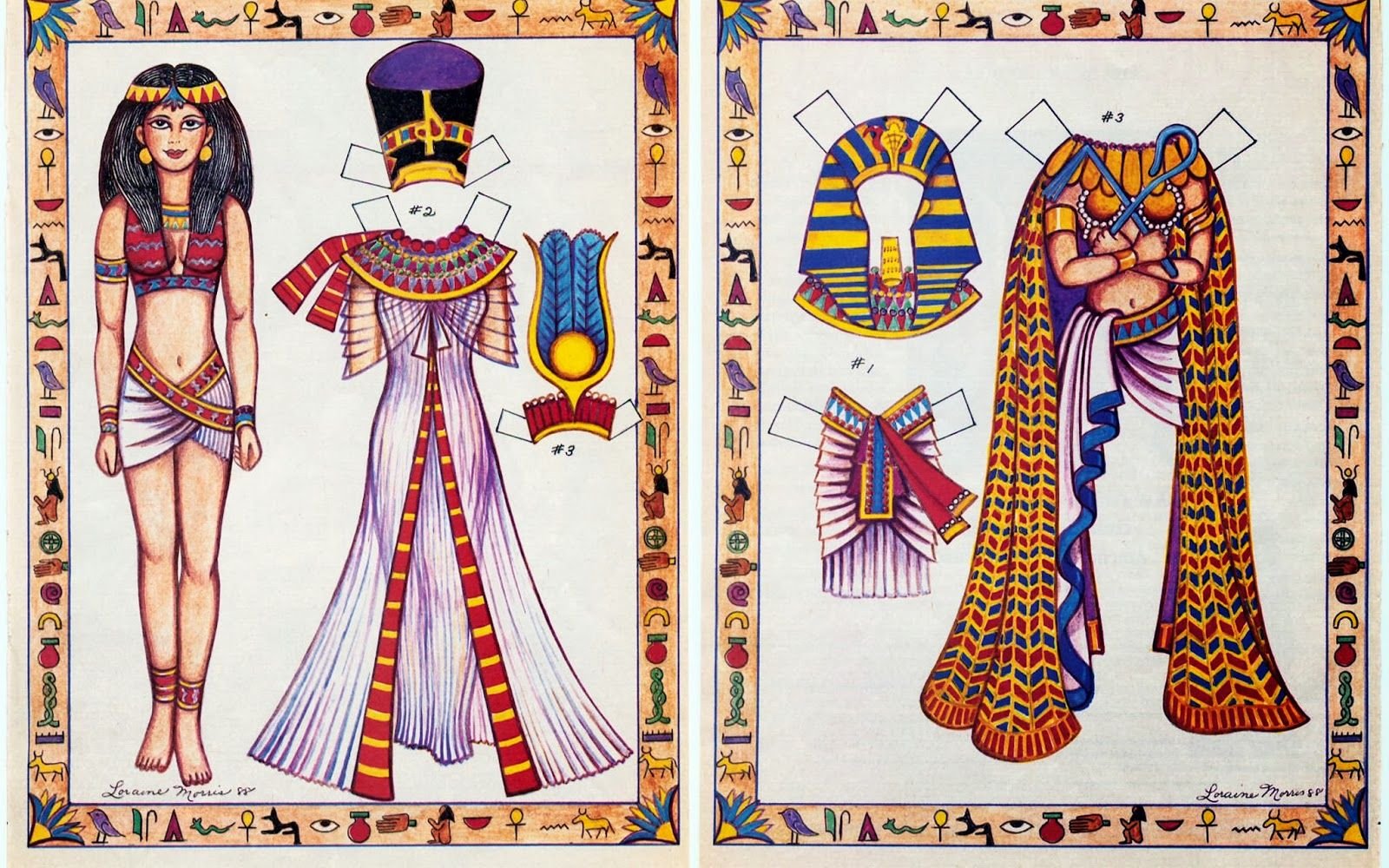 Орнаментация одежды древний Египет
