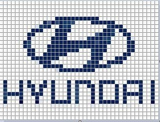 Рисунки по клеточкам марки машин