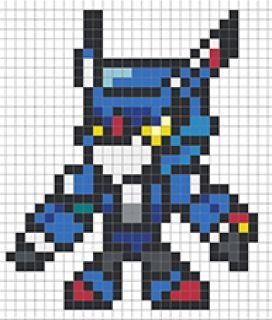 Ворон по клеточкам из БРАВЛ