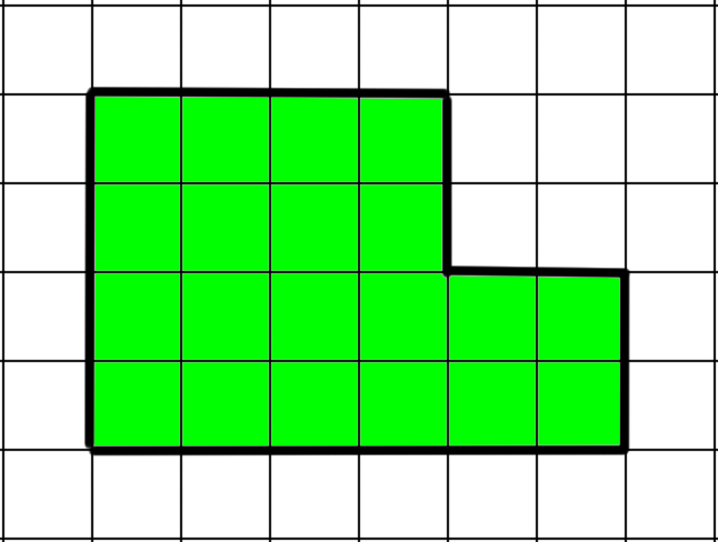 Прямоугольник 24 клетки