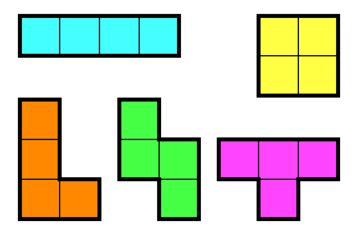Фигура из четырех квадратов