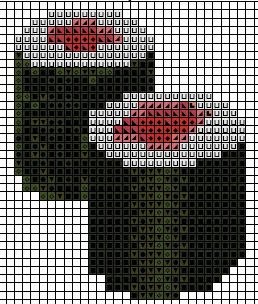 Рисунки по клеточкам роллы