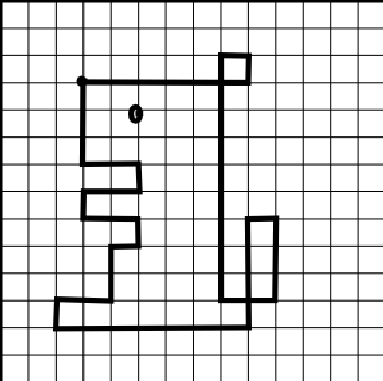 Рисунки по клеточкам вниз вверх вправо