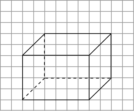 Треугольная призма рисунок по клеточкам правильная (47 фото)