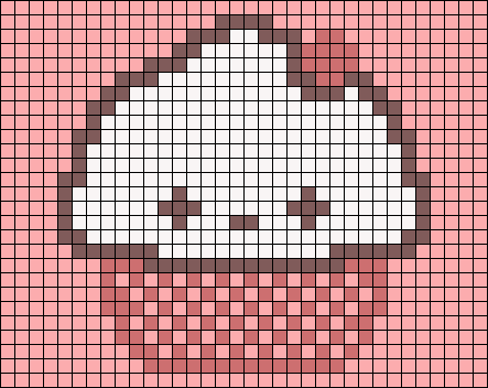 Kawaii рисунки по клеточкам (43 фото)