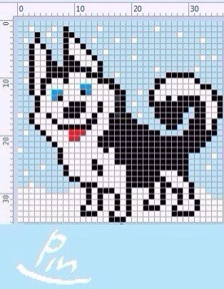 Собака пиксель