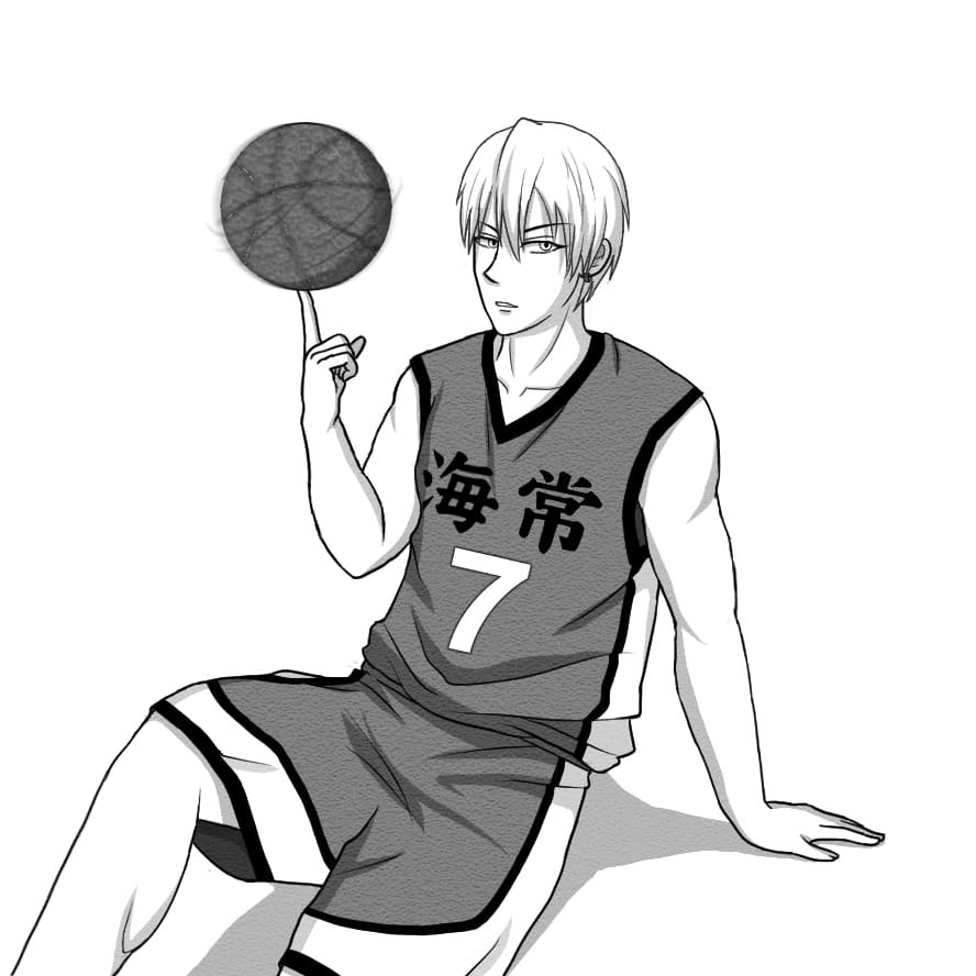 Баскетбол Куроко Кисе для срисовки