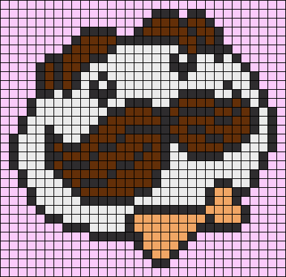 Рисунки по клеточкам чипсы