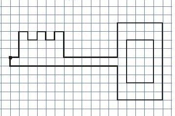 Графический диктант ключик